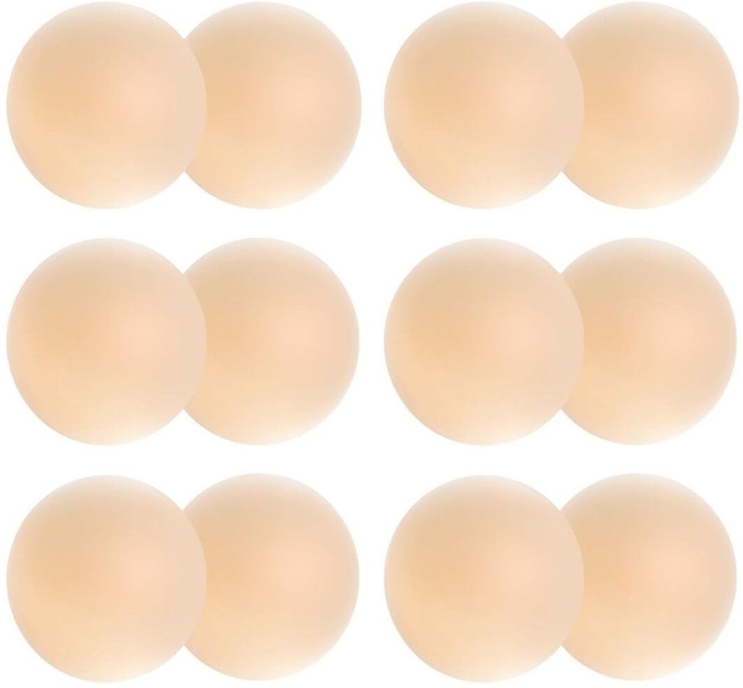 6 Pairs Invisible Silicone Nipple Covers – Soft, Reusable & Sweatproof Pads Breast Nipple Shield