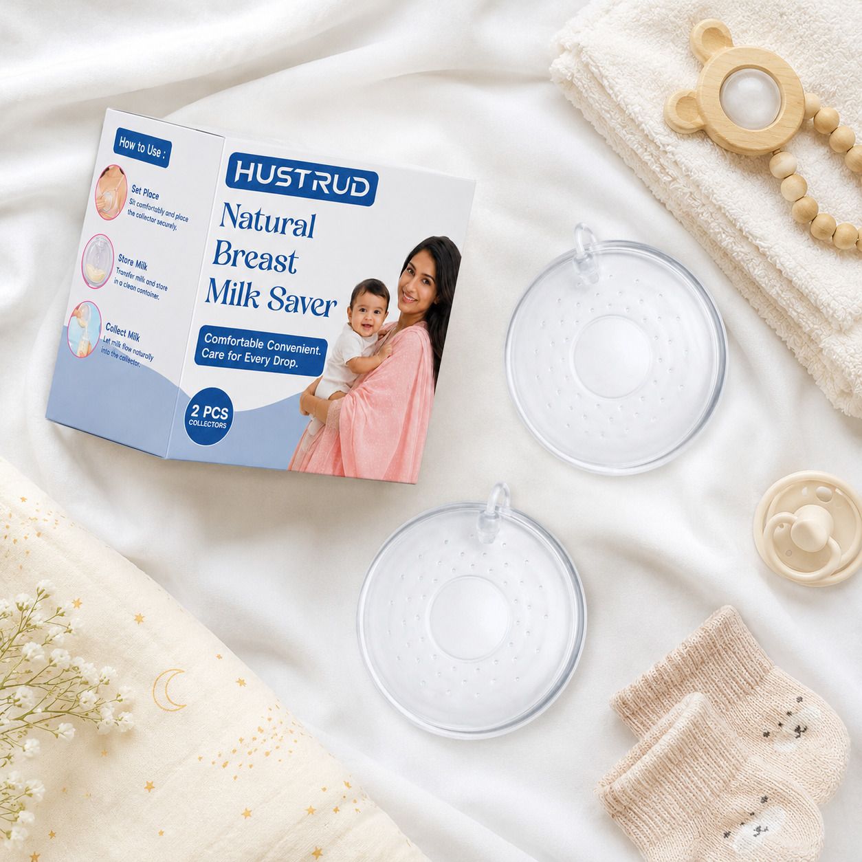 hustrud natural breast milk saver collector Breast Nipple Shield-picture-26