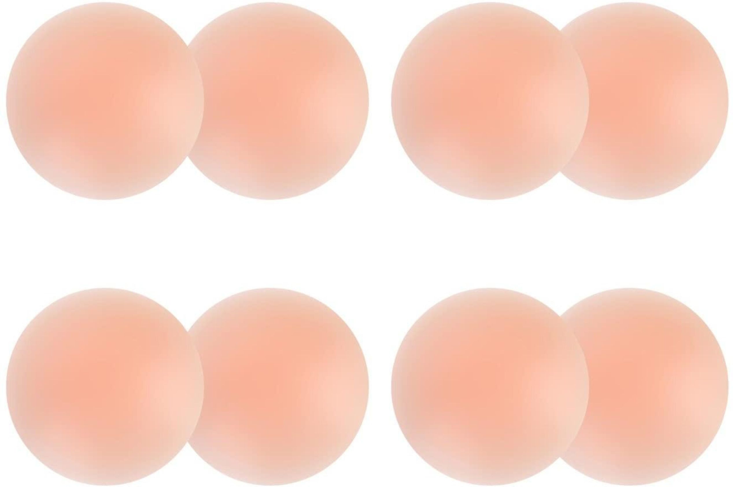 Eszazx Nipple Reusable Sticky Covers 4 pairs Breast Nipple Shield