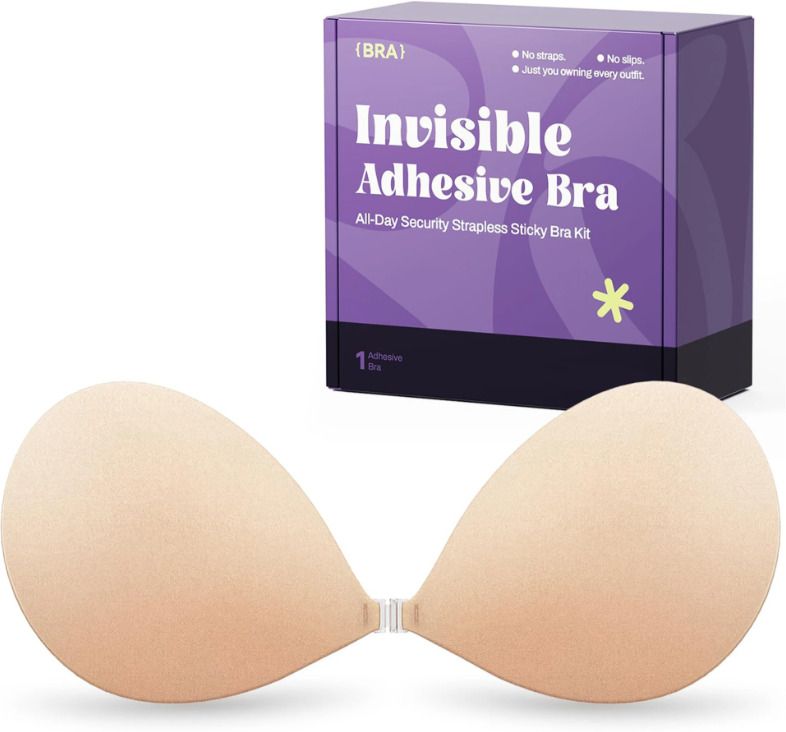 macxol Women’s Strapless Backless Adhesive Push-Up Bra Invisible Sticky Silicone Bra Breast Nipple Shield-picture-13