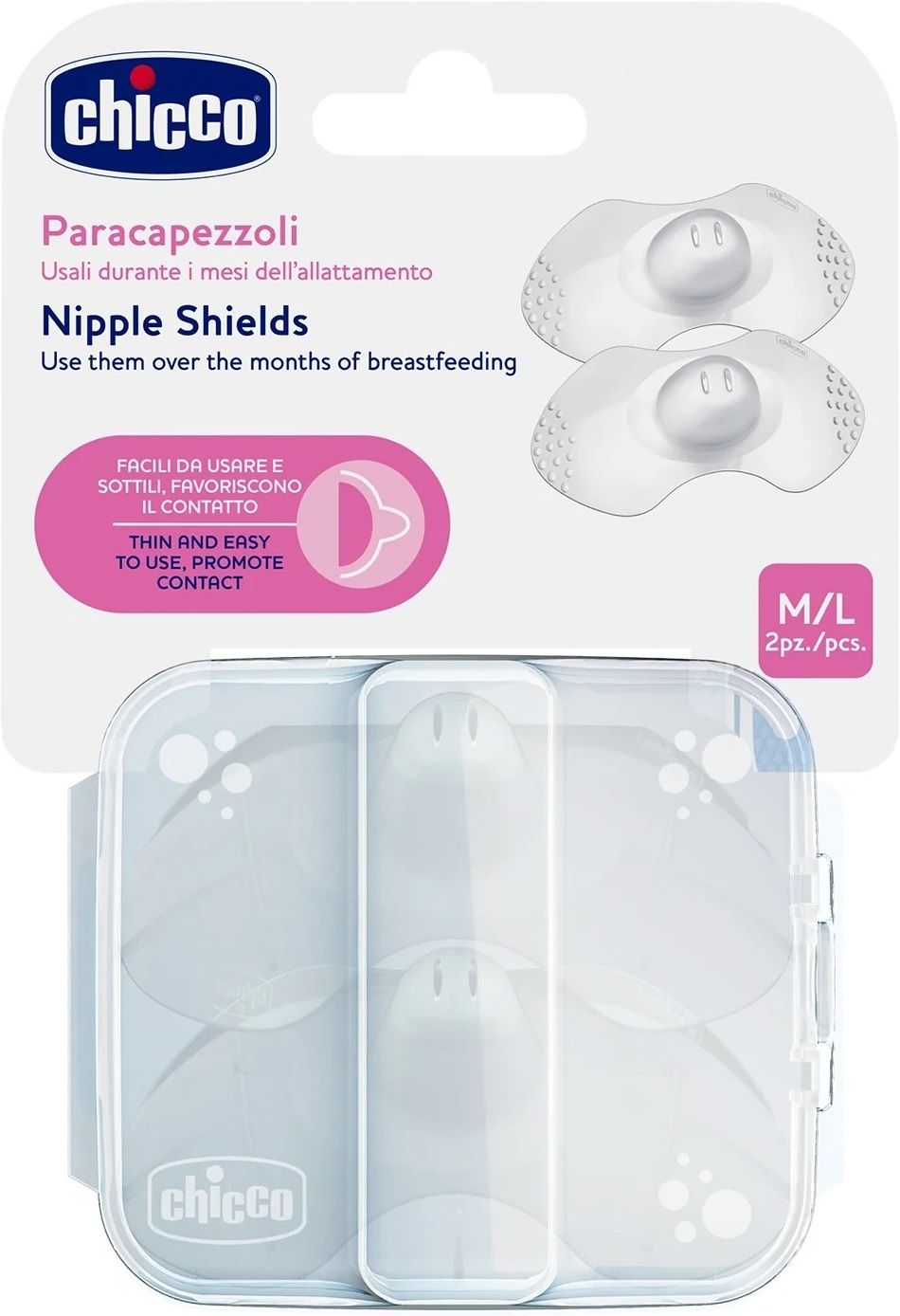 Nippl Shields Silicone M-L size Breast Nipple Shield