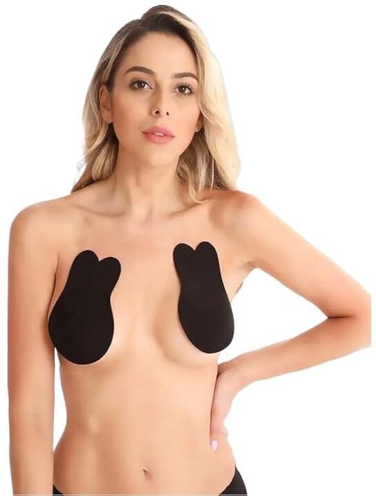 Black Cotton Nipple Cover – Invisible Lift & Ultimate Comfort! Breast Nipple Shield