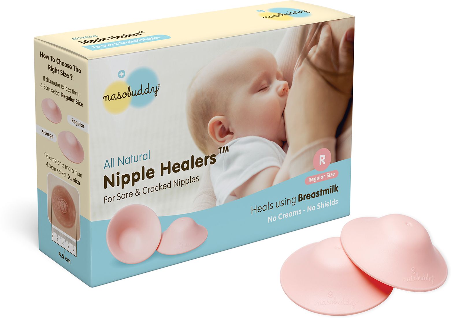 nasobuddy Healers for Sore and Cracked Breast Nipple Shield-picture-20