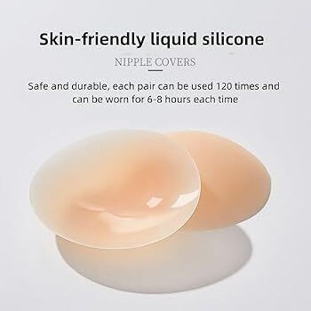 q5 Silicone-Women's Reusable Niple Cover - Silicone Niple Cover Bra Pad Reusable Breast Nipple Shield