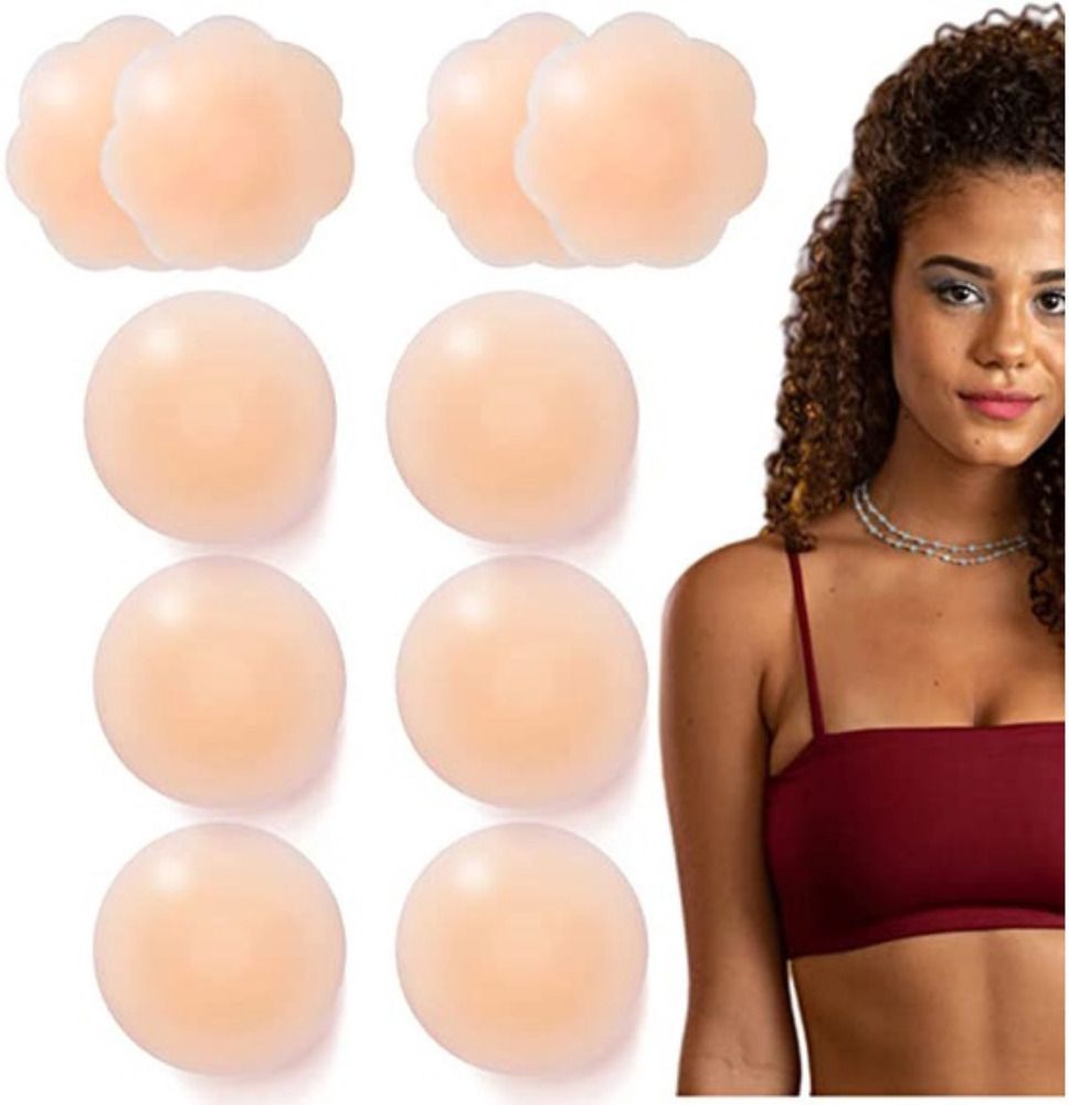 hiddenbeauty q6 Silicone-Women's Reusable Niple Cover - Silicone Niple Cover Bra Pad Reusable Breast Nipple Shield-picture-28