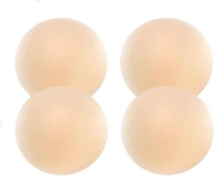 2 Pairs Invisible Silicone Nipple Covers – Soft, Reusable & Sweatproof Pads Breast Nipple Shield