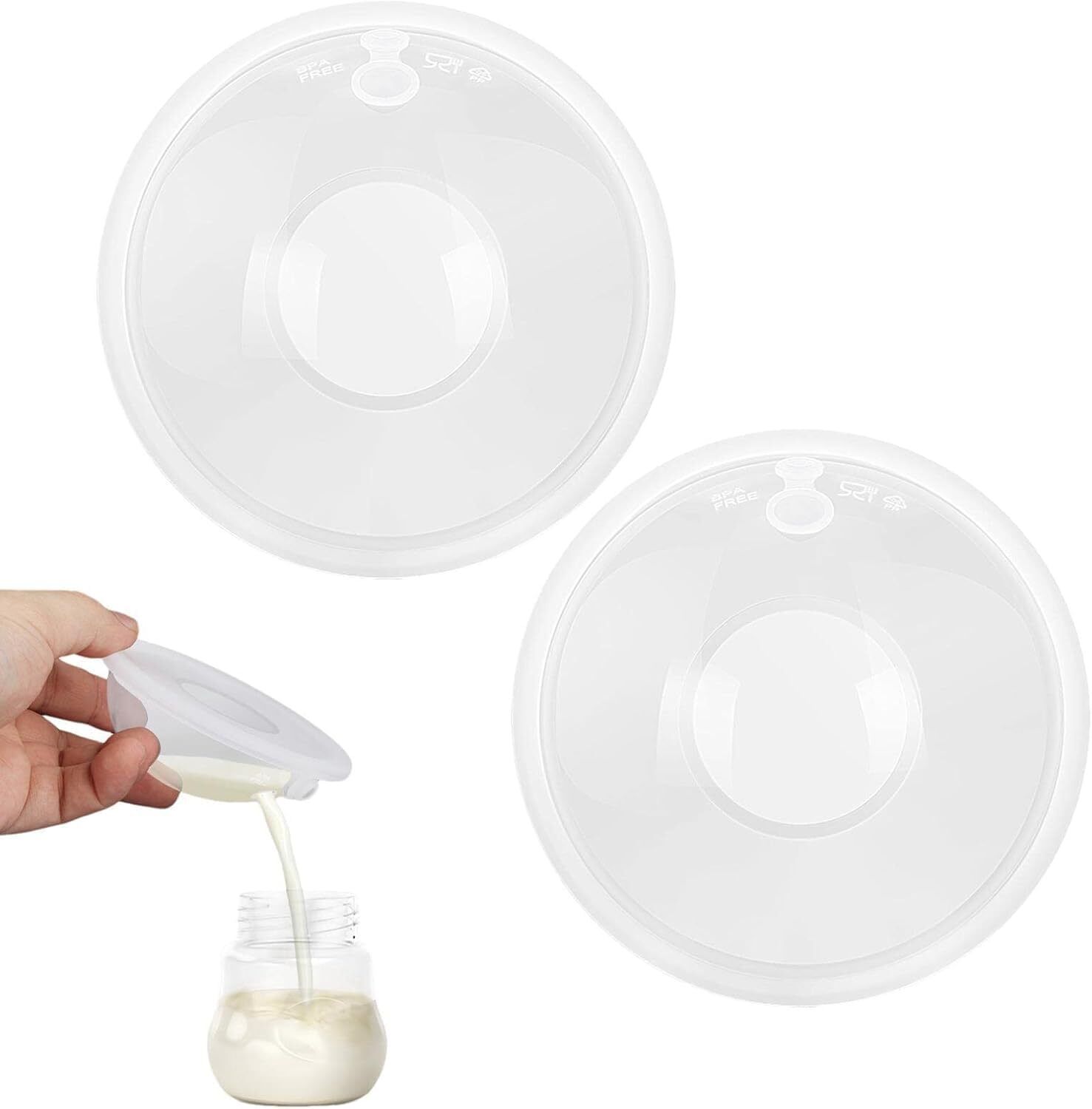 jagora Silicone Breast Shell Milk Collector Pack of 2 Breast Nipple Shield (Reusable) Breast Nipple Shield-picture-17