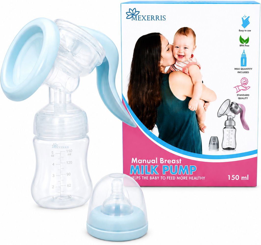 mexerris Comfy Manual Breast Pump, 3 Level Suction Adjustment - Manual-picture-34