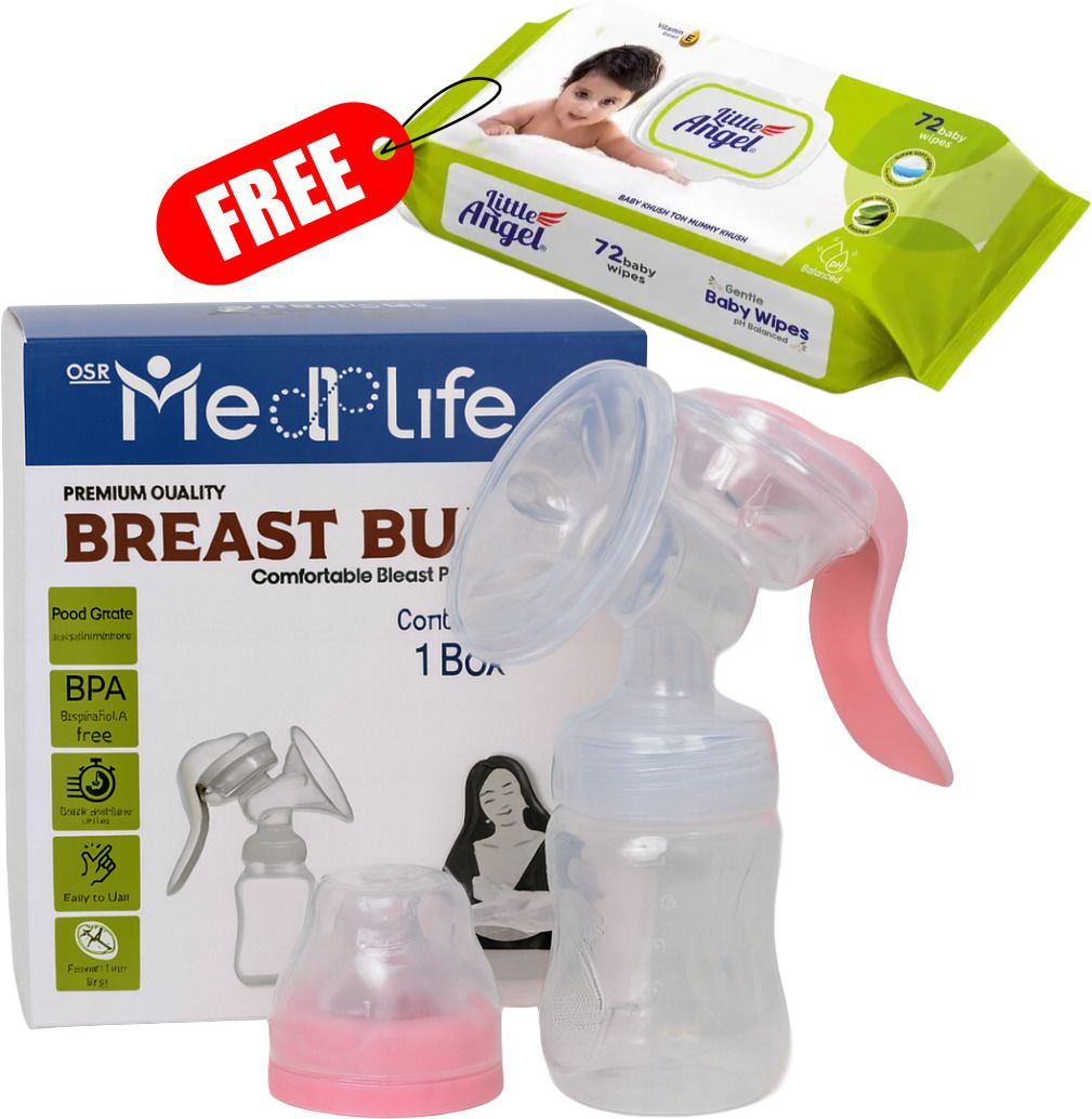 osr Menual Breast pump,mother milk storage,BPA Free, silicone with free Baby wapis - Manual-picture-25