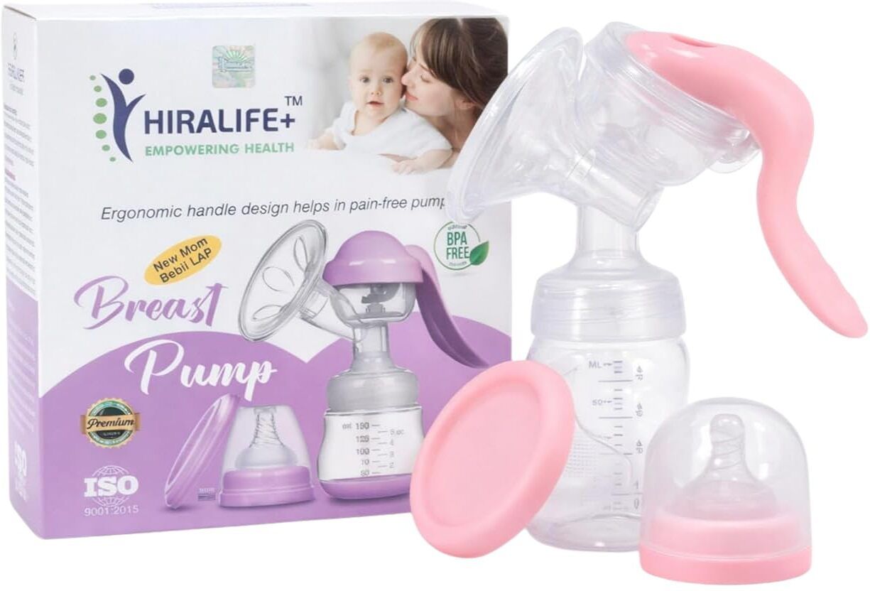 Manual Breast Pump with Bottle for Baby Feeding - Manual-image-45