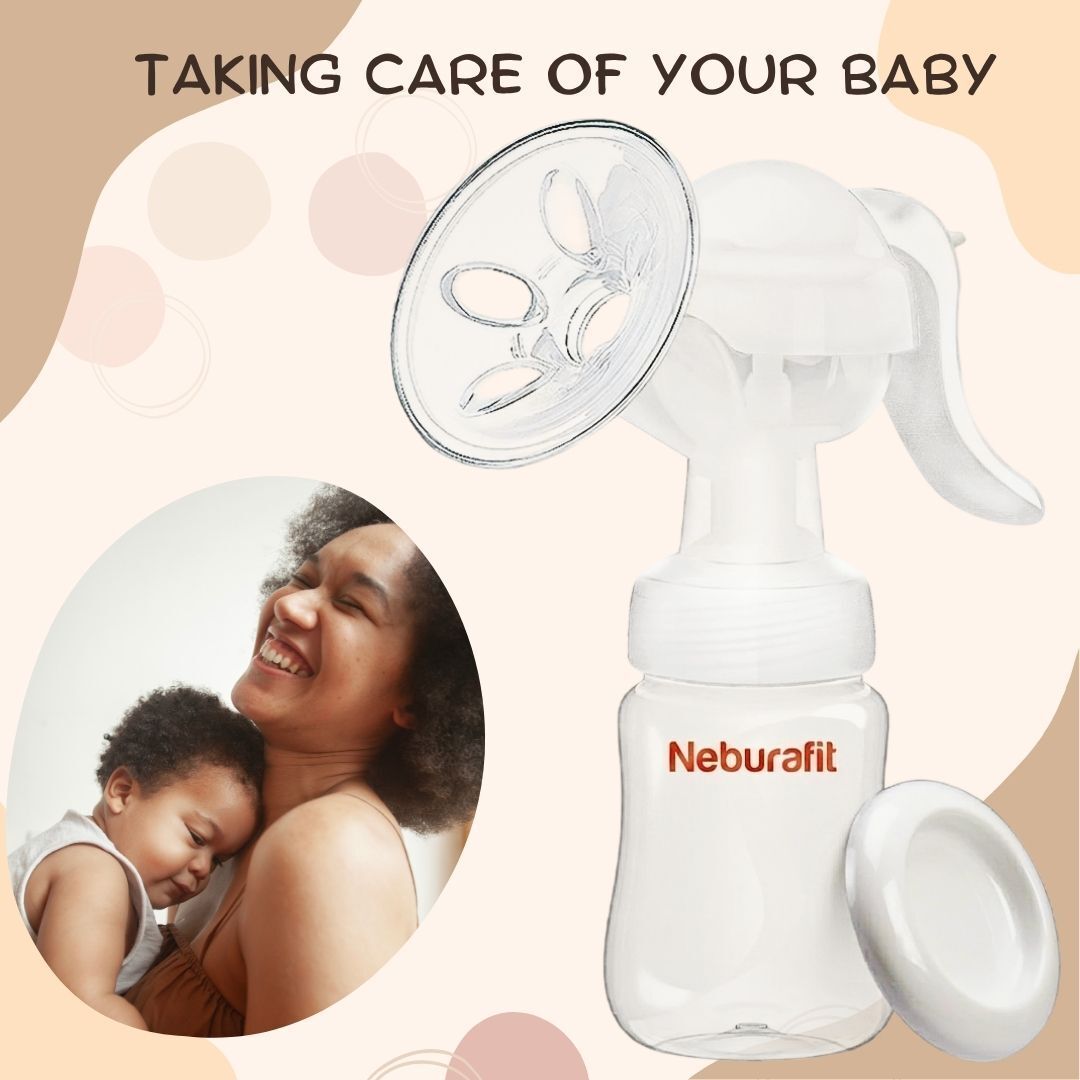 Hand Breast Pump with Milk Collection Bottle & Easy Grip Handle - Manual-image-10