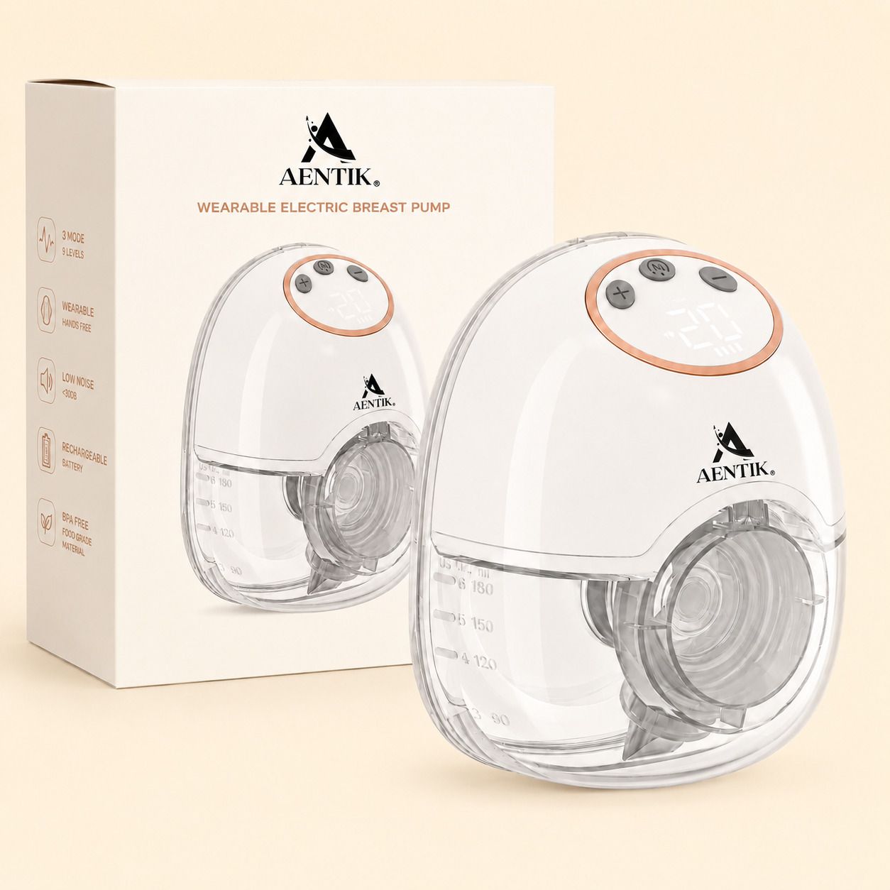 aentik BPA Free Electric Breast Pump - Electric-picture-22