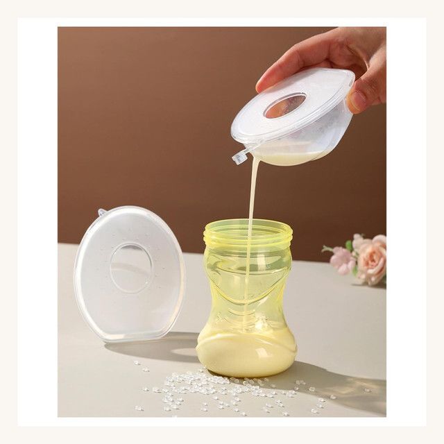Silicone Milk Collector with Pour Outlet |Reusable Nipple Shells Leak Proof.32 - Manual-image-16