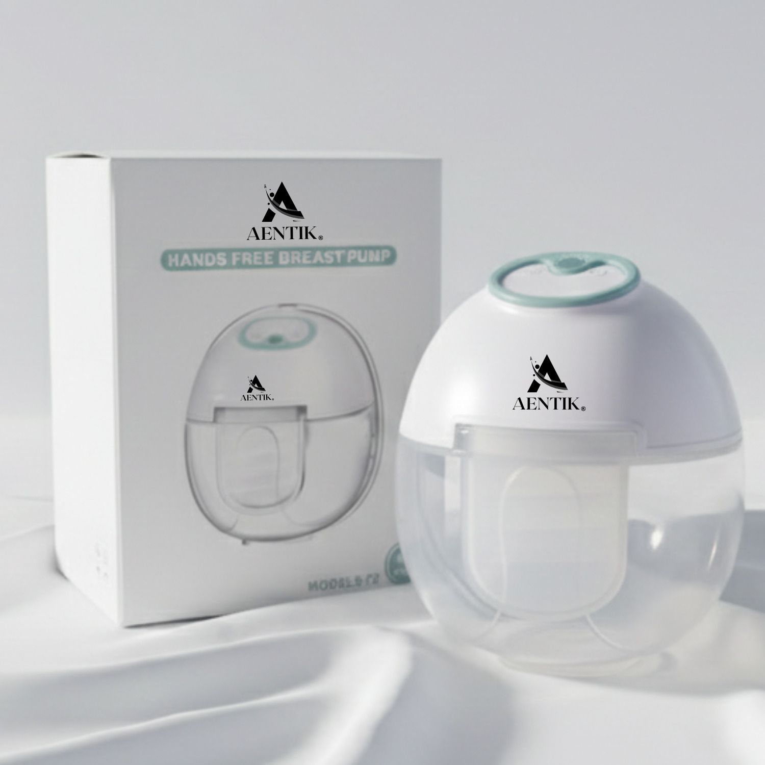 aentik Wearable Electric Breast Pump | Silent | Rechargeable | BPA Free | Portable - Electric-picture-2