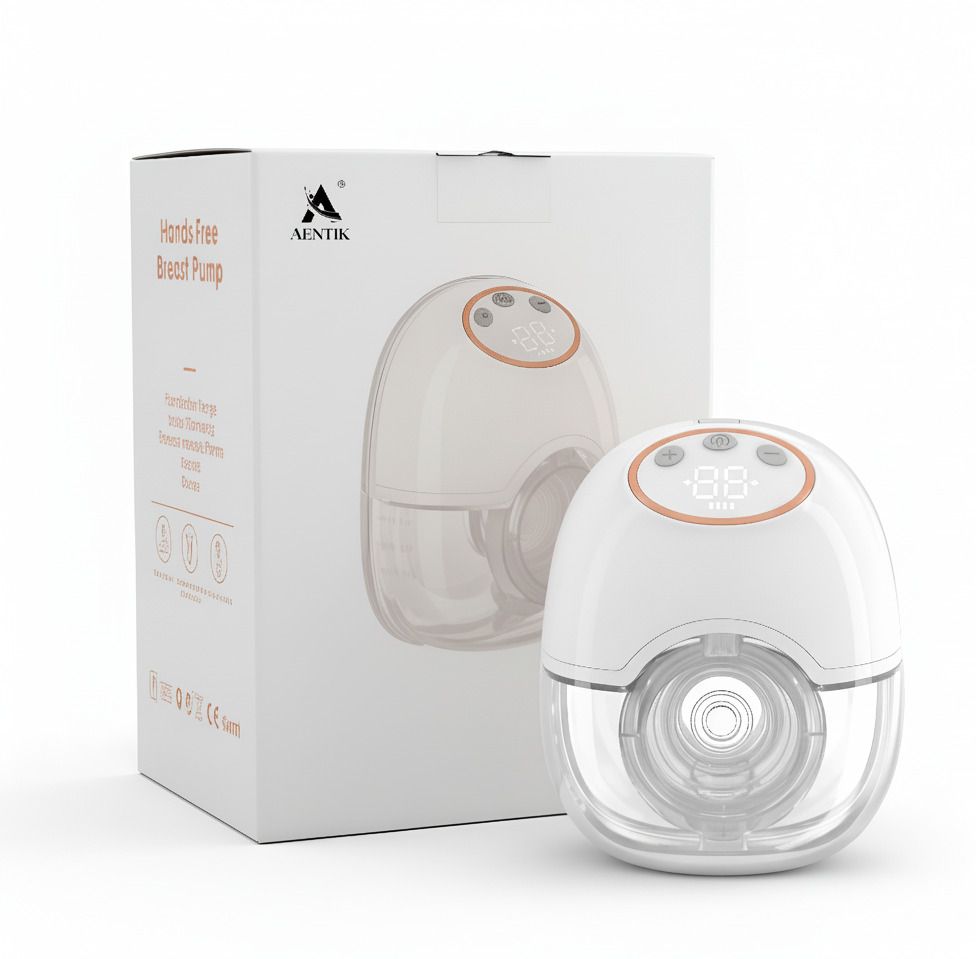 aentik Hand free Round Breast Pump Electric - Electric-picture-0