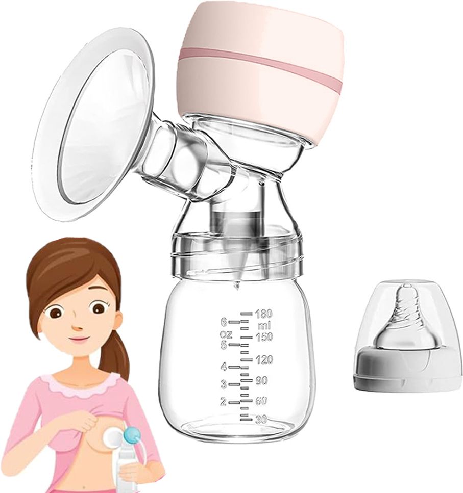 Electric Portable Wearable Breastfeeding Machine Breast Pump for Feeding Mothers- Electric