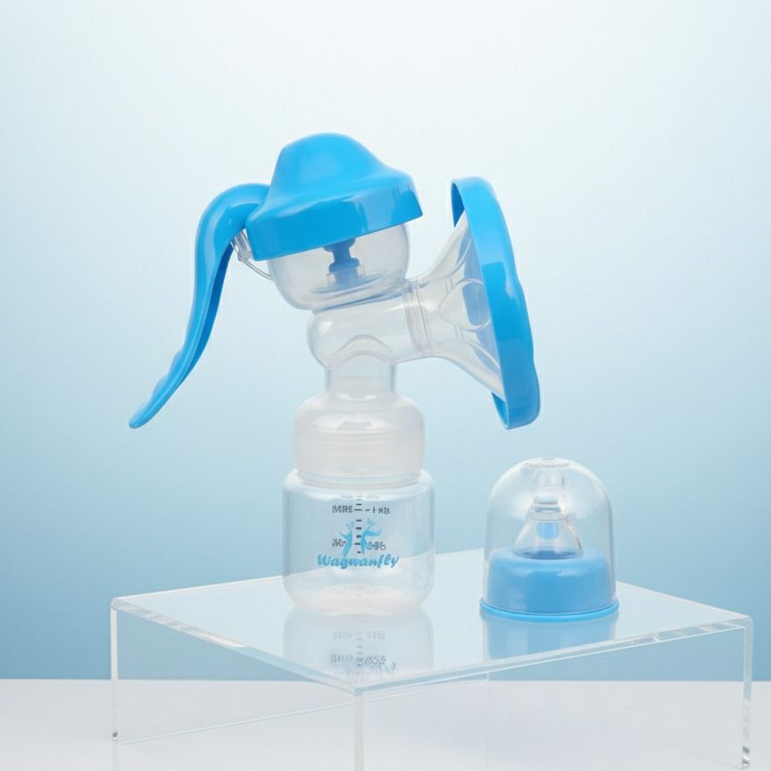 Portable Manual Breast Pump - BPA-Free Feeding Pump & Nipple - Manual-image-11