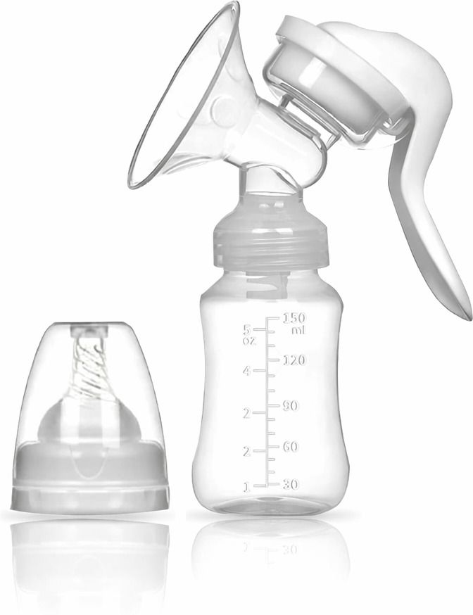 Manual Breast Pump,Adjustment,Silicone Massage, soft n gentle,BPA Free - Manual