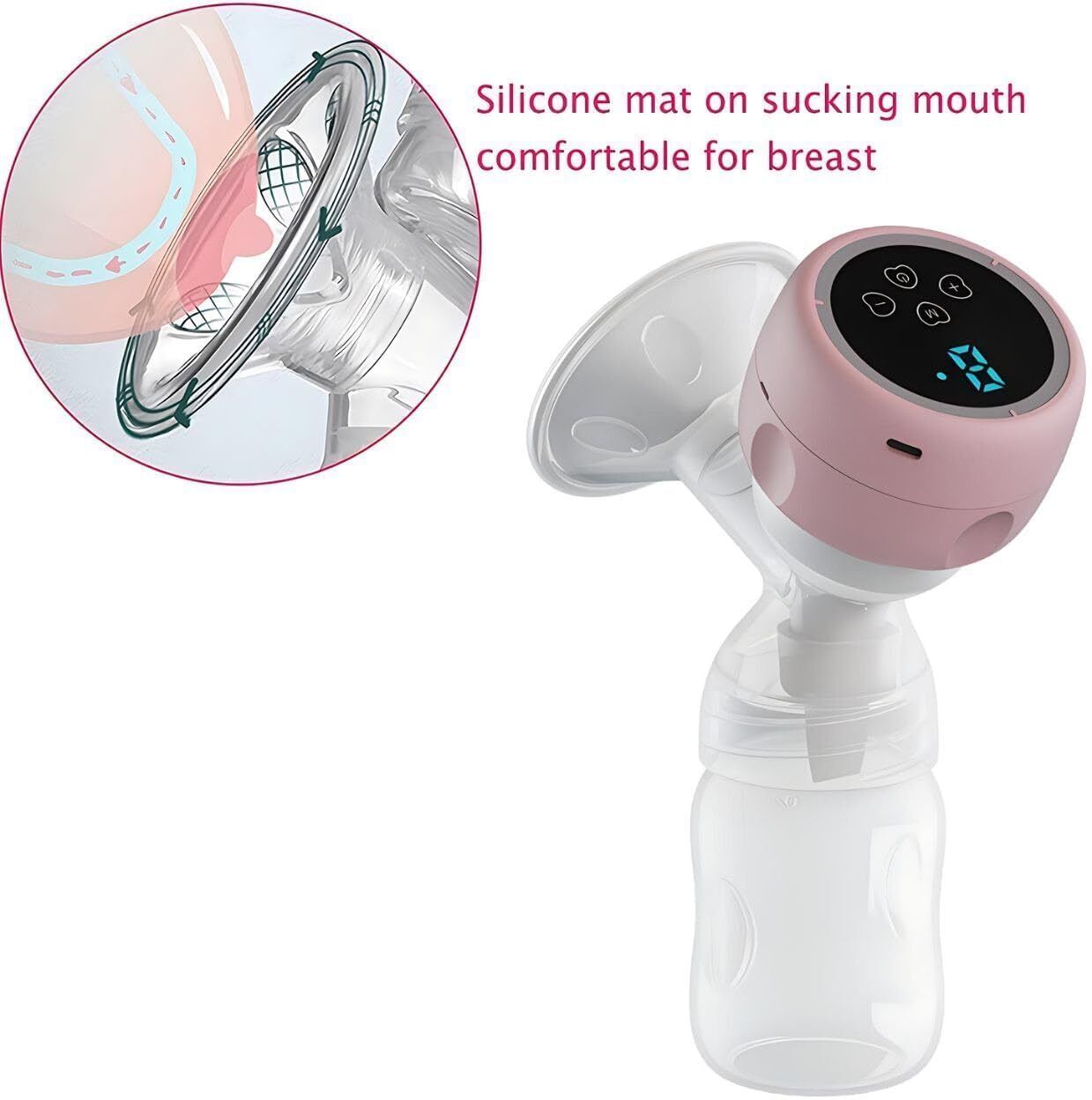 romj Breast Pump with 4 mode Pumping of Stimulation, suction for Feeding - Electric - Electric-picture-14