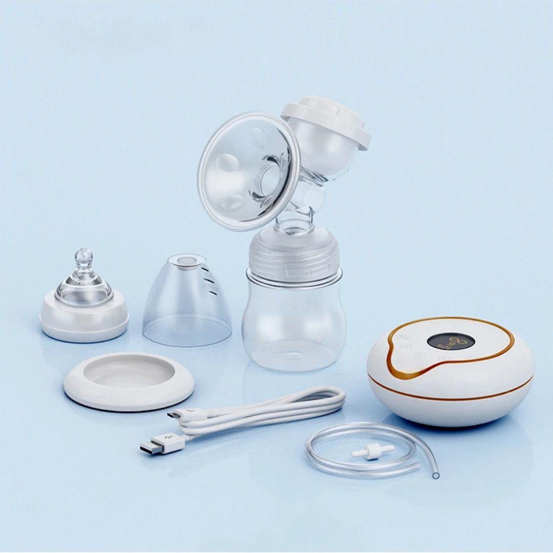 LED Electric Breast Pump with Silicone Flange & Massage Function - Electric-image-41