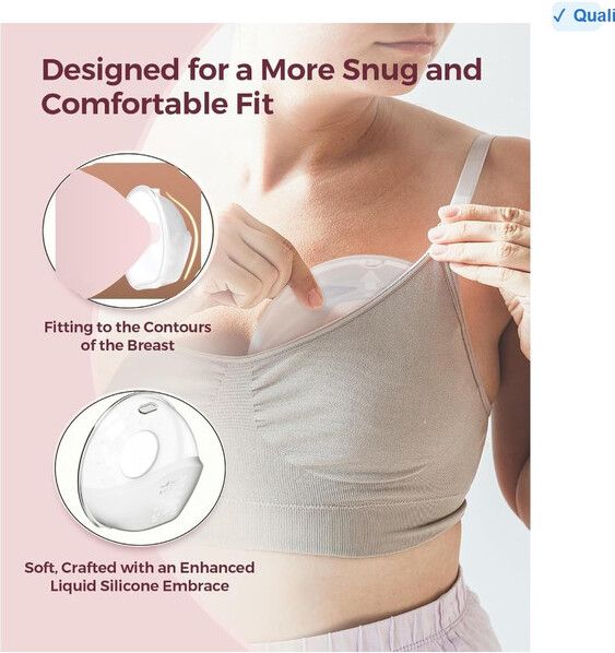 Silicone Milk Collector with Pour Outlet |Reusable Nipple Shells Leak Proof.47 - Manual-image-41