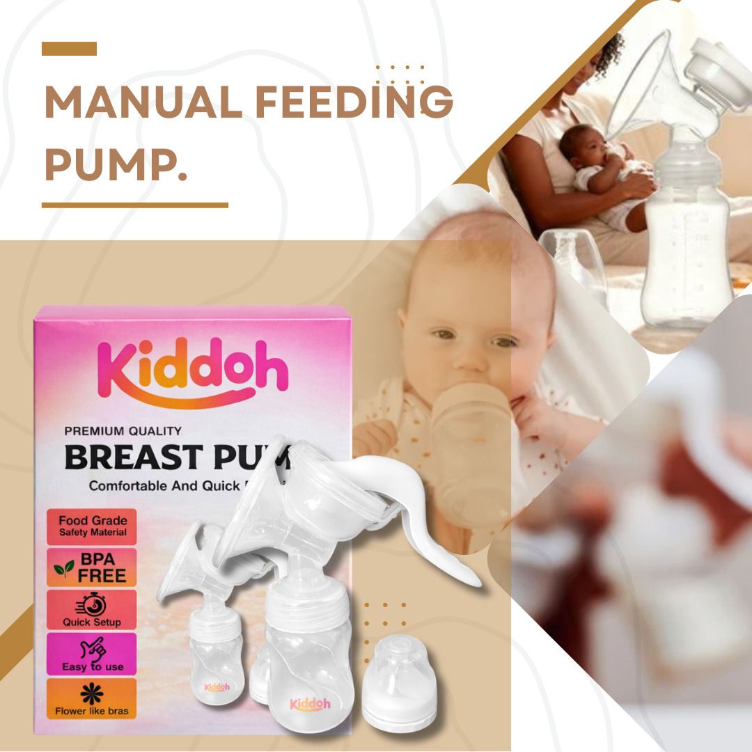 kiddoh Breastfeeding Pump; Manual Breast Pump; Baby Feeding Pump; Silicone Pump - Manual-picture-12