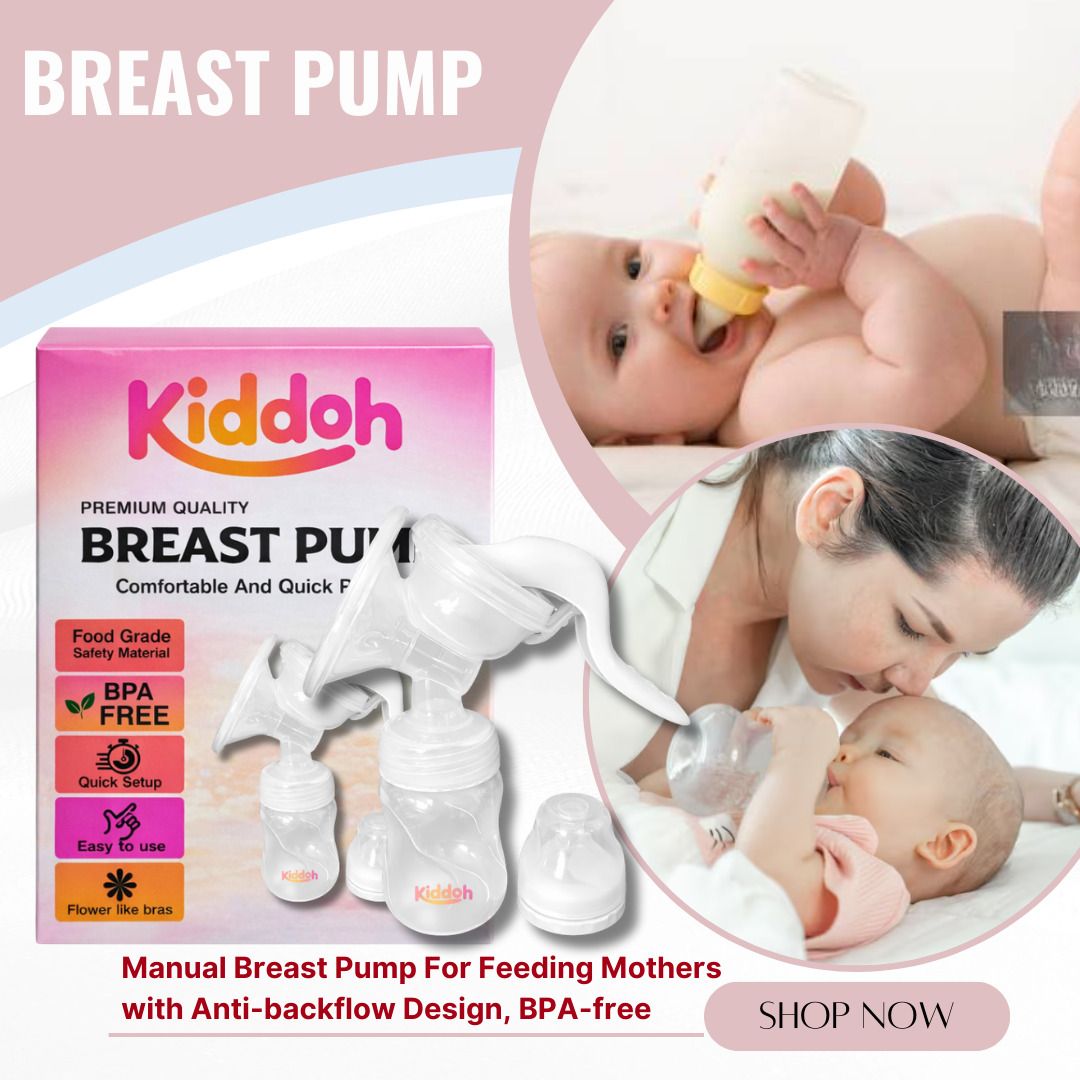kiddoh Baby Milk Pump; Breastfeeding Pump; Manual Breast Pump; Portable Pump - Manual-picture-4