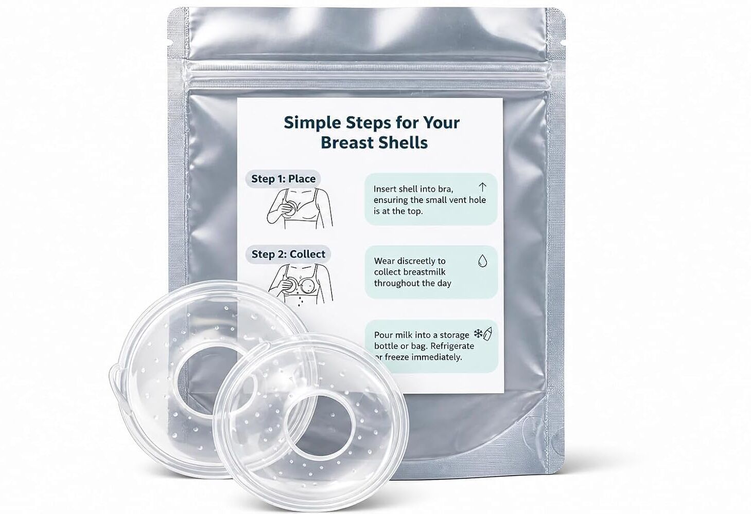 Breast Milk Collector Shells, Collect Breastmilk, Breast Milk Saver, Milk Cup.22 - Manual-image-33