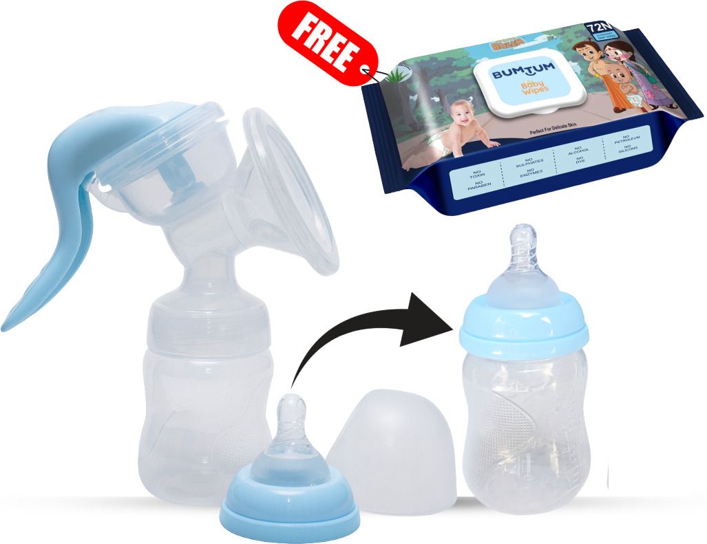 flickemart Manual Breastmp pump, mother milk storage silicon 150ml Free Baby wapis - Manual-picture-19