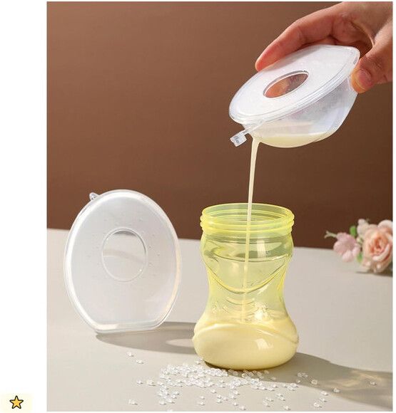 Silicone Milk Collector with Pour Outlet |Reusable Nipple Shells Leak Proof.51 - Manual-image-46
