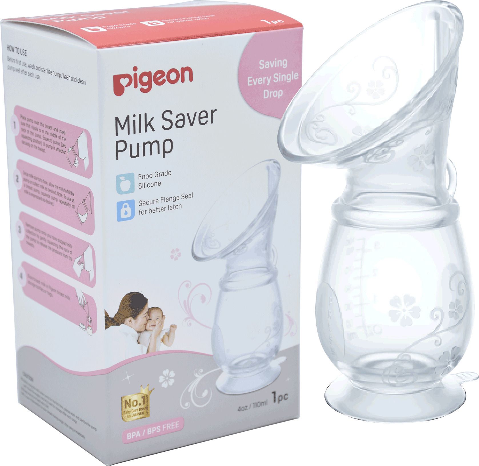Milk Saver Pump Silicone,Flange Seal,Better Latch Pump,BPA Free,BPS Free- Manual