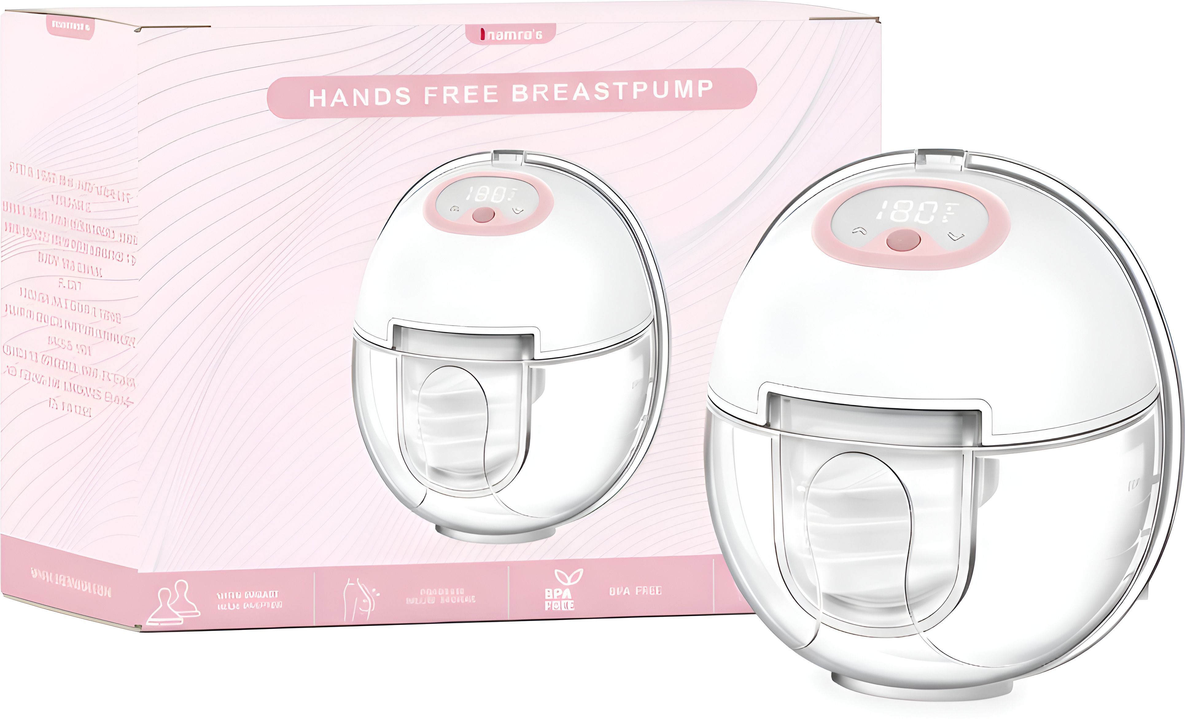 Electric Breast Pump, 3 Modes & 9 Suction Levels, USB Rechargeable 150ml - Electric-image-37