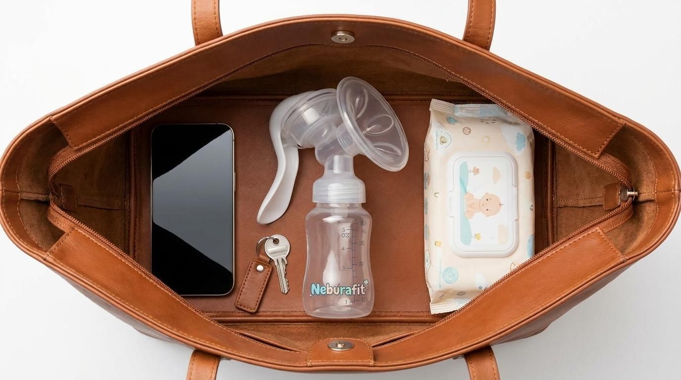 Handheld Breast Pump BPA Free Milk Collector with Feeding Bottle Kit - Manual-image-21