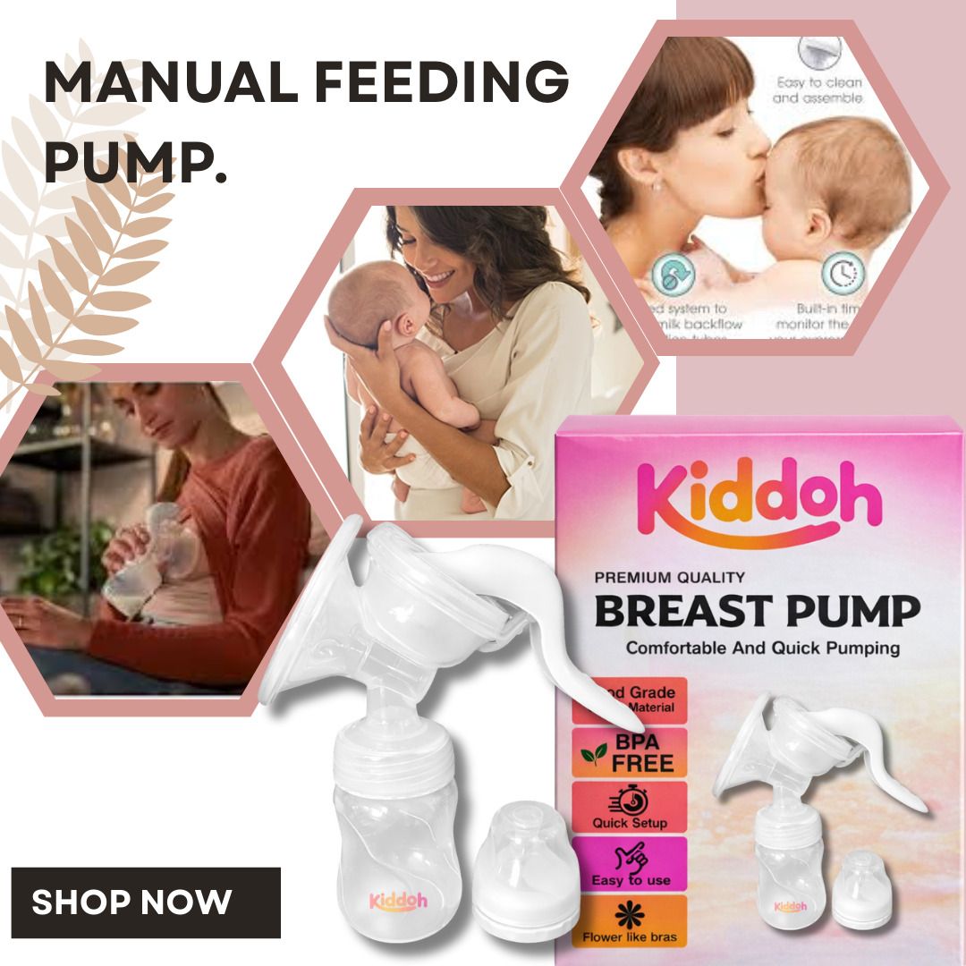 kiddoh Breastfeeding Breast Pump; Manual Milk Pump; Baby Feeding Pump; Portable - Manual-picture-11