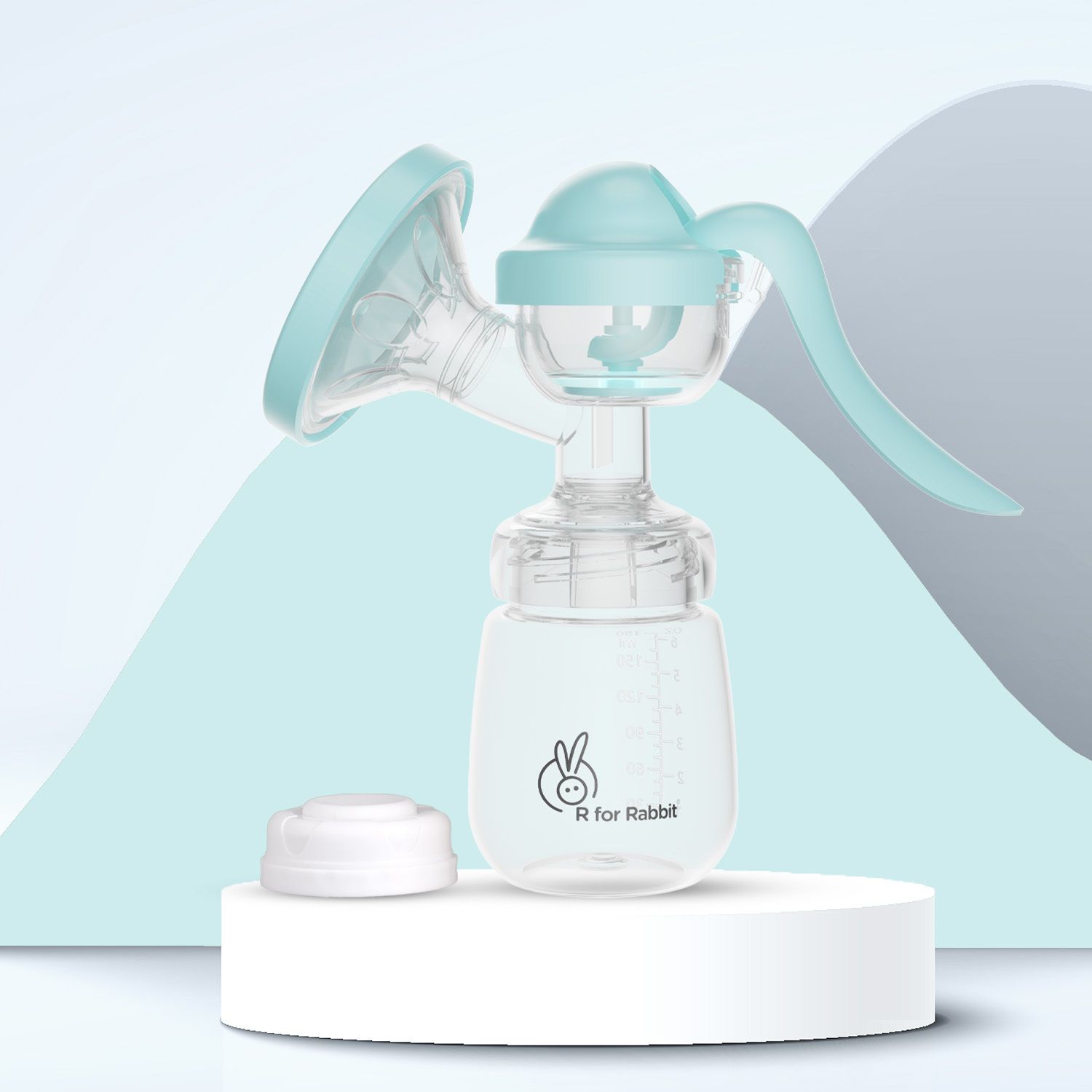 r for rabbit First Feed Cozy Manual Breast Pump | 2 Level Suction Adjustment | Soft & Gentle - Manual-picture-34