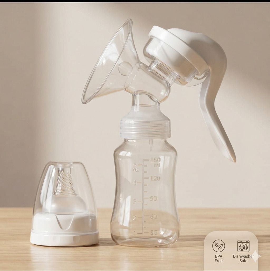gorevizon opposed Manual Breast Pump with Silicone Cushion & Bottle - Manual-picture-14