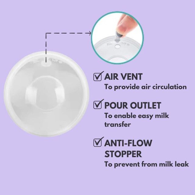 Breast Milk Collector Shells, Collect Breastmilk, Breast Milk Saver, Milk Cup21 - Manual-image-2