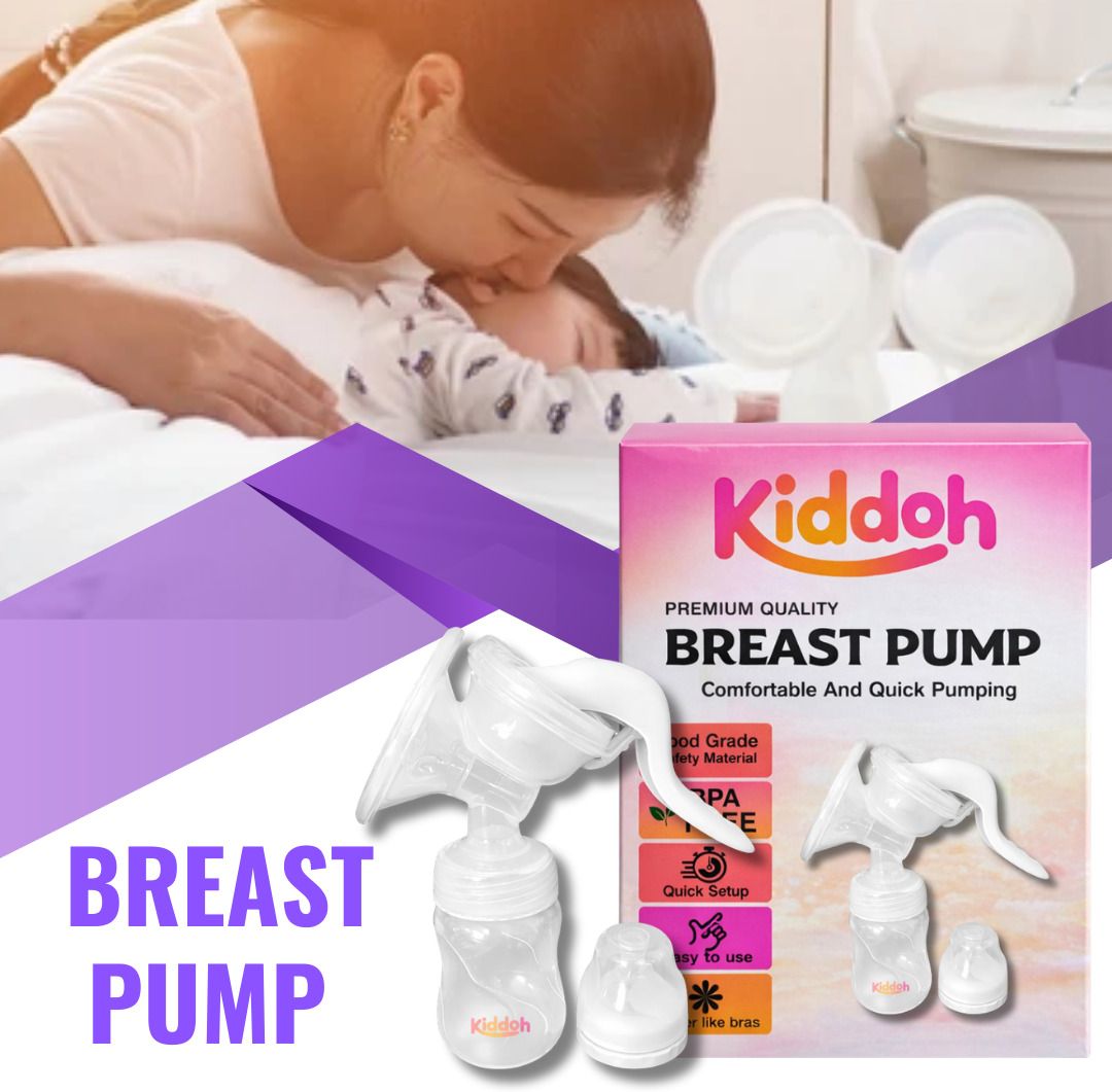 kiddoh Portable Milk Pump; Manual Breast Pump; Baby Milk Extractor; Nursing Pump - Manual-picture-14