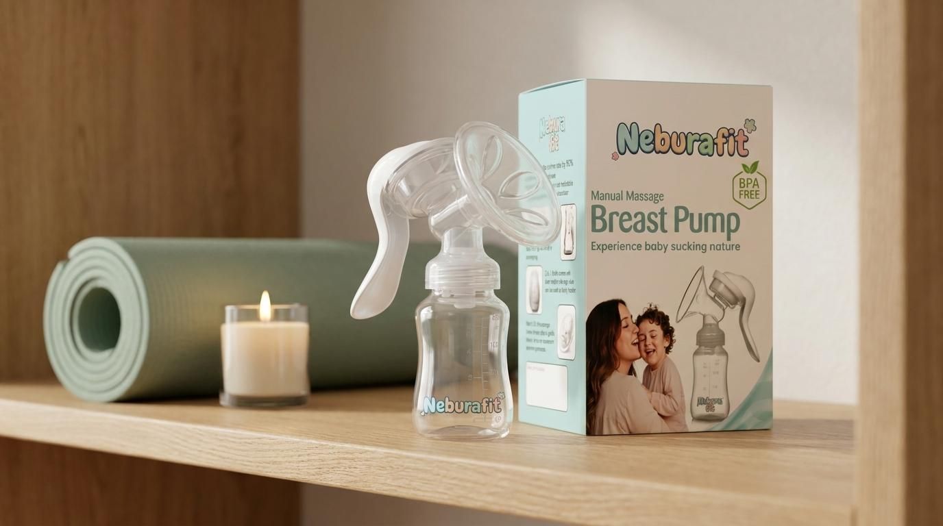 Breast Pump for Mothers Manual Milk Collector BPA Free Feeding Bottle - Manual-image-36