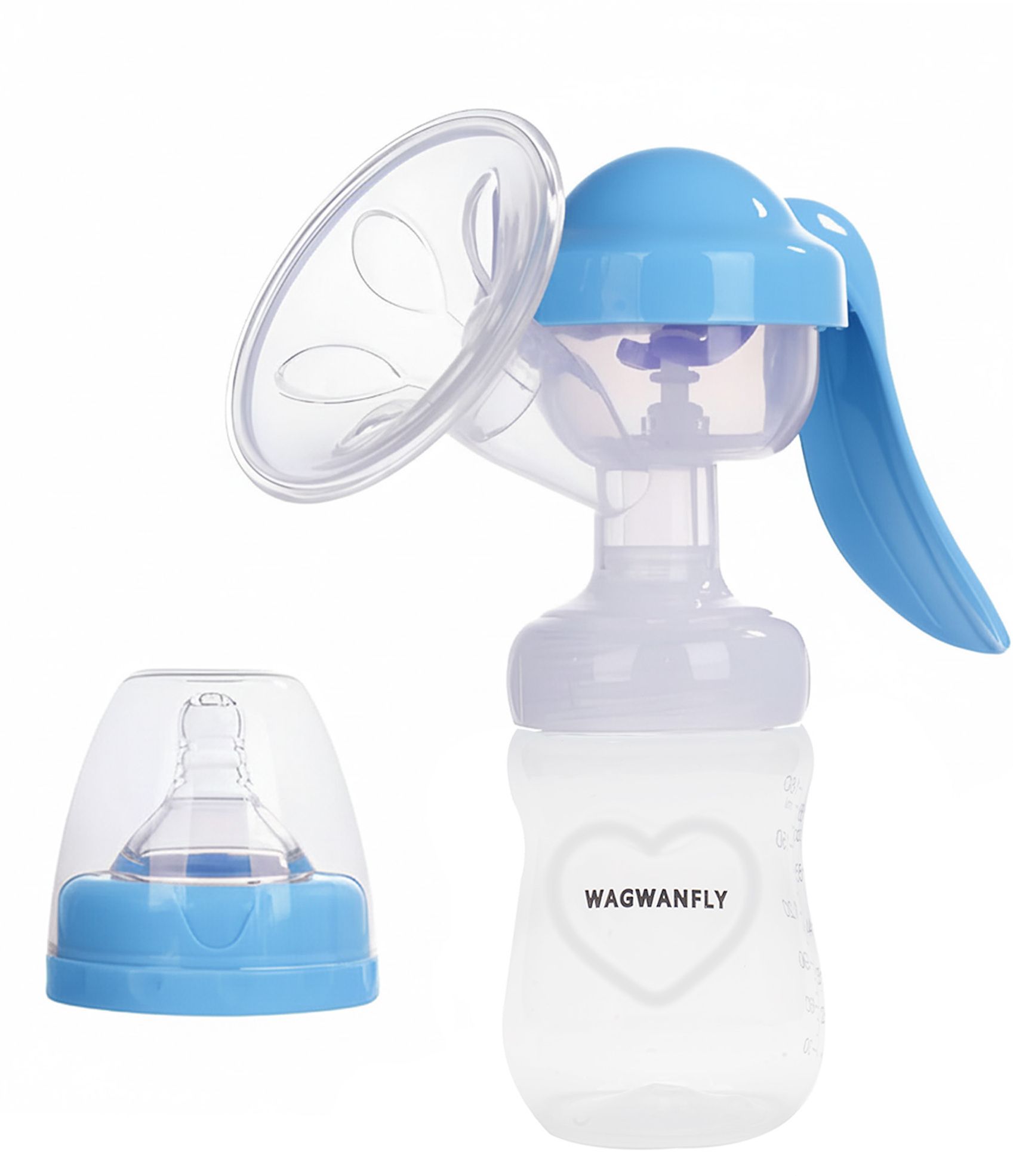 wagwanfly Manual Breast Pump, Feeding Pump for Breastfeeding, BPA Free and Anti-Colic - Manual-picture-13