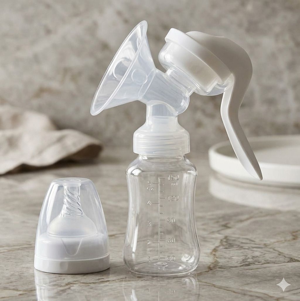 gorevizon opposed Manual Breast Pump with Silicone Cushion & Bottle - Manual-picture-17