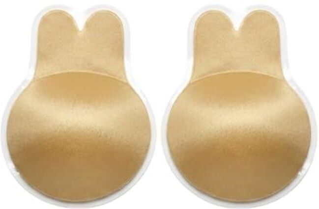 devdexports Reusable Silicone Boob Cover for Women (L Size) – Golden Color, Self-Adhesive Breast Shell-picture-12