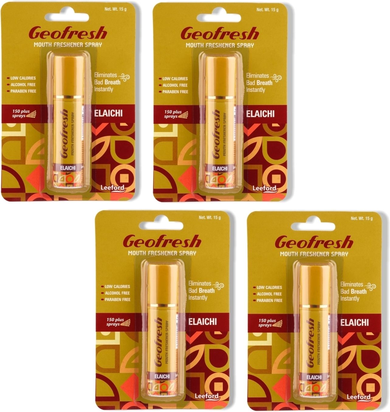 Geofresh Mouth Spray Elaichi Flavor ( 4 Pc x 15 gm ) Spray-picture-20