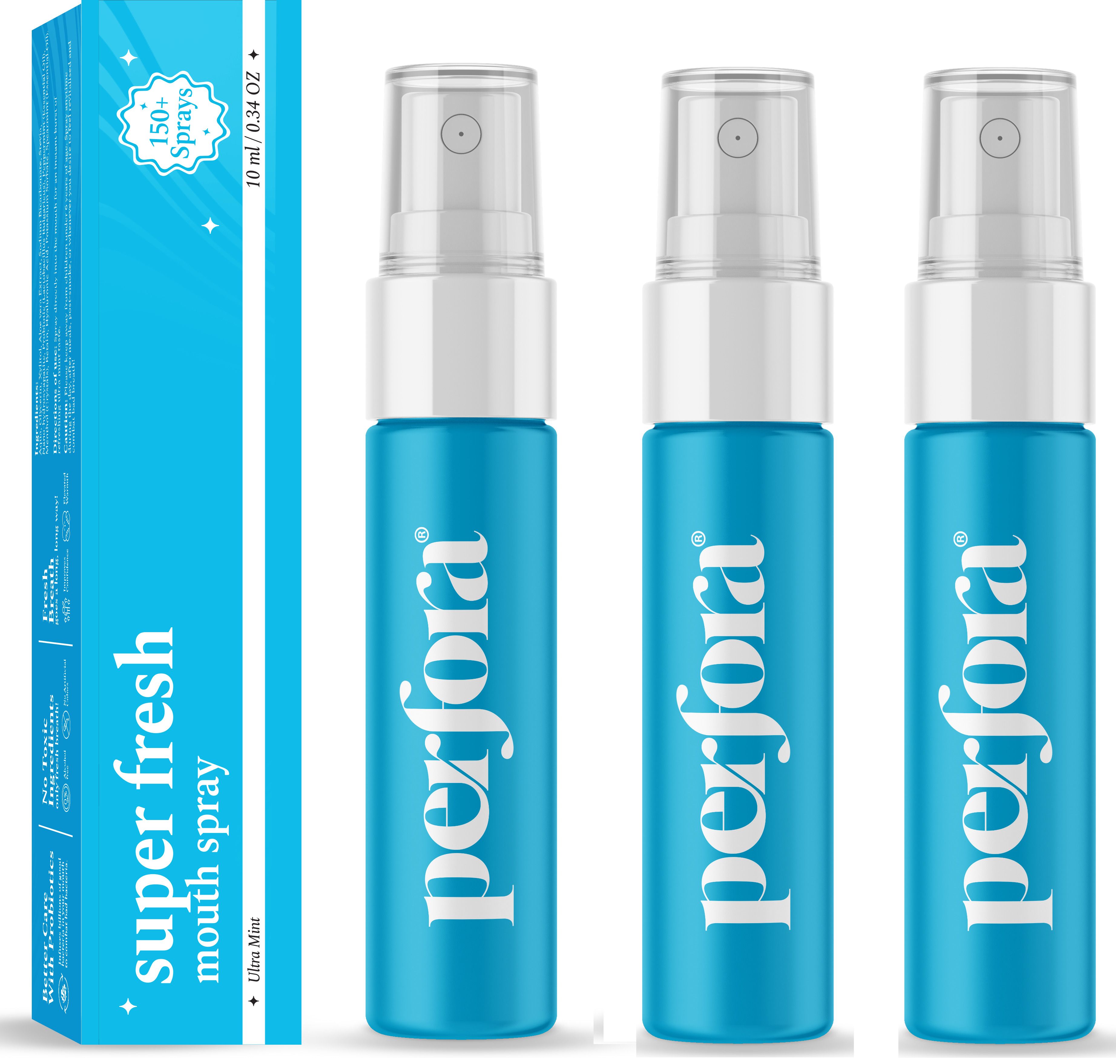 perfora Super Fresh Mouth Spray Combo-10ml x 3, Instant Fresh Breath, Alcohol & SLS-Free Spray-picture-9