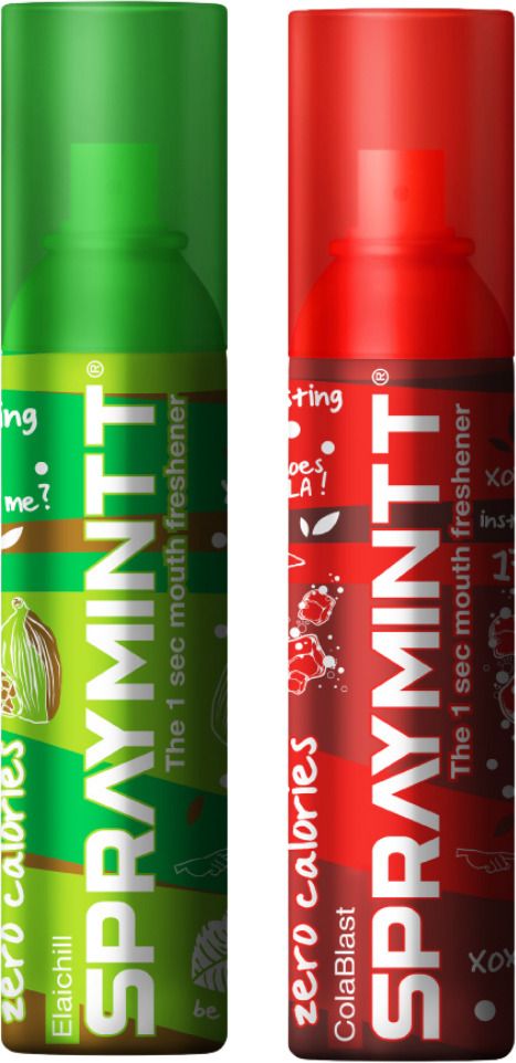spraymintt 1 Second Instant Mouth Freshener Combo - Elaichill + Colablast Spray-picture-37