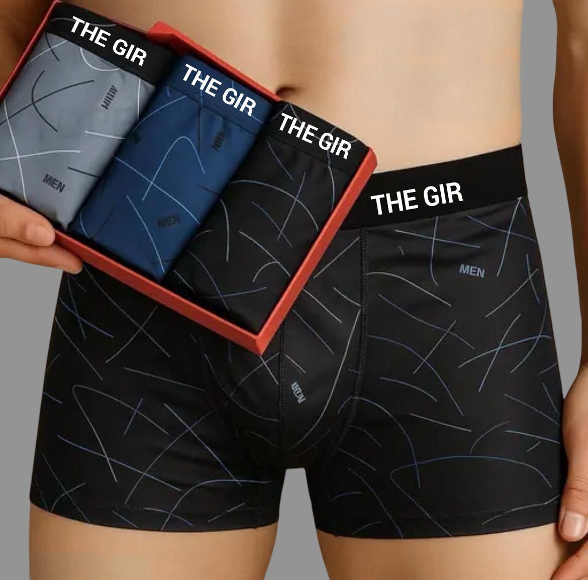 thegir Pack of 3 Printed Men Trunk-picture-16