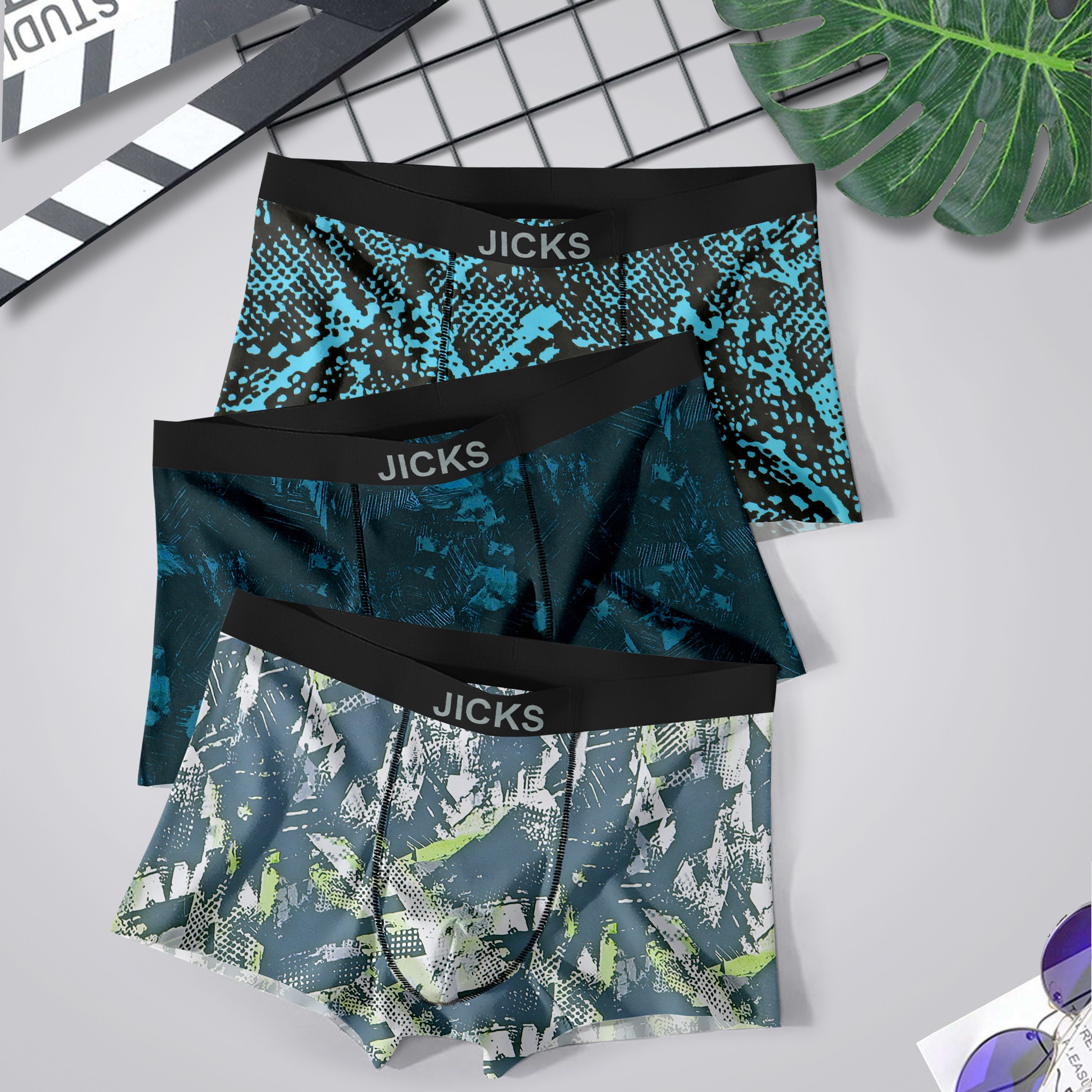 jicks Pack of 3 Printed Men Brief-picture-12