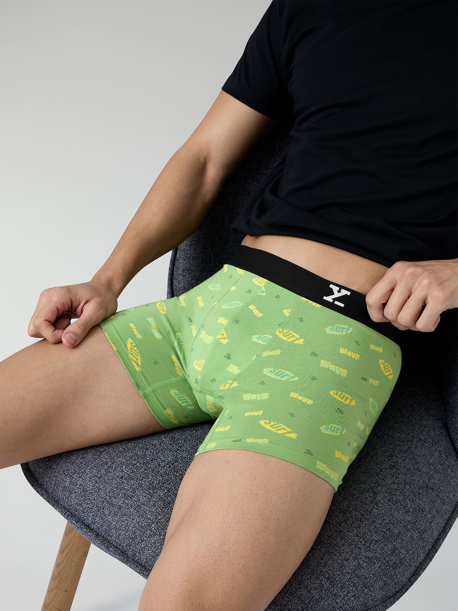 xyxx Odour-free comfort Cotton SURF Underwear Printed Men Trunk-picture-38