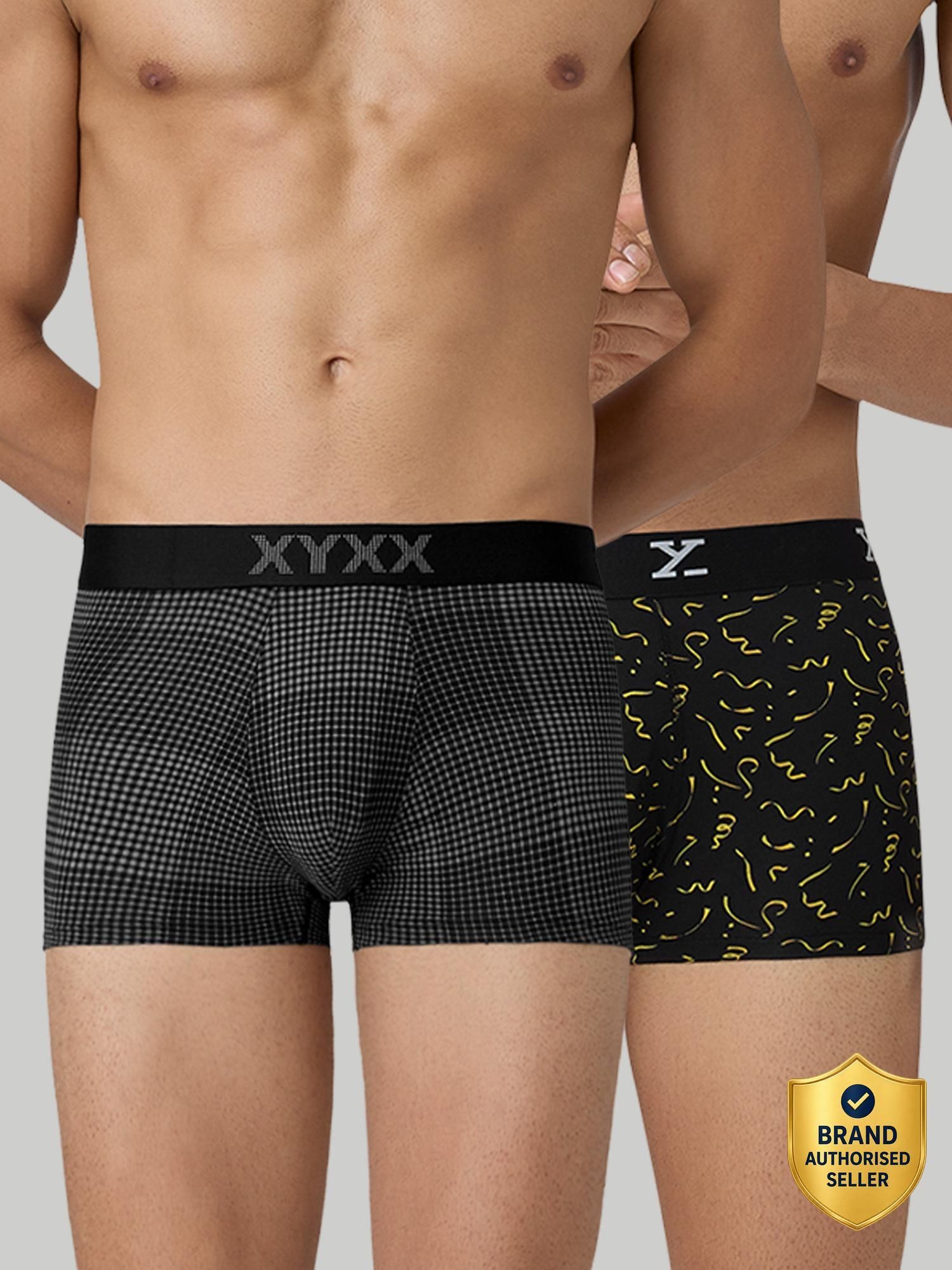 xyxx Pack of 2 Self Design Men Trunk-picture-25