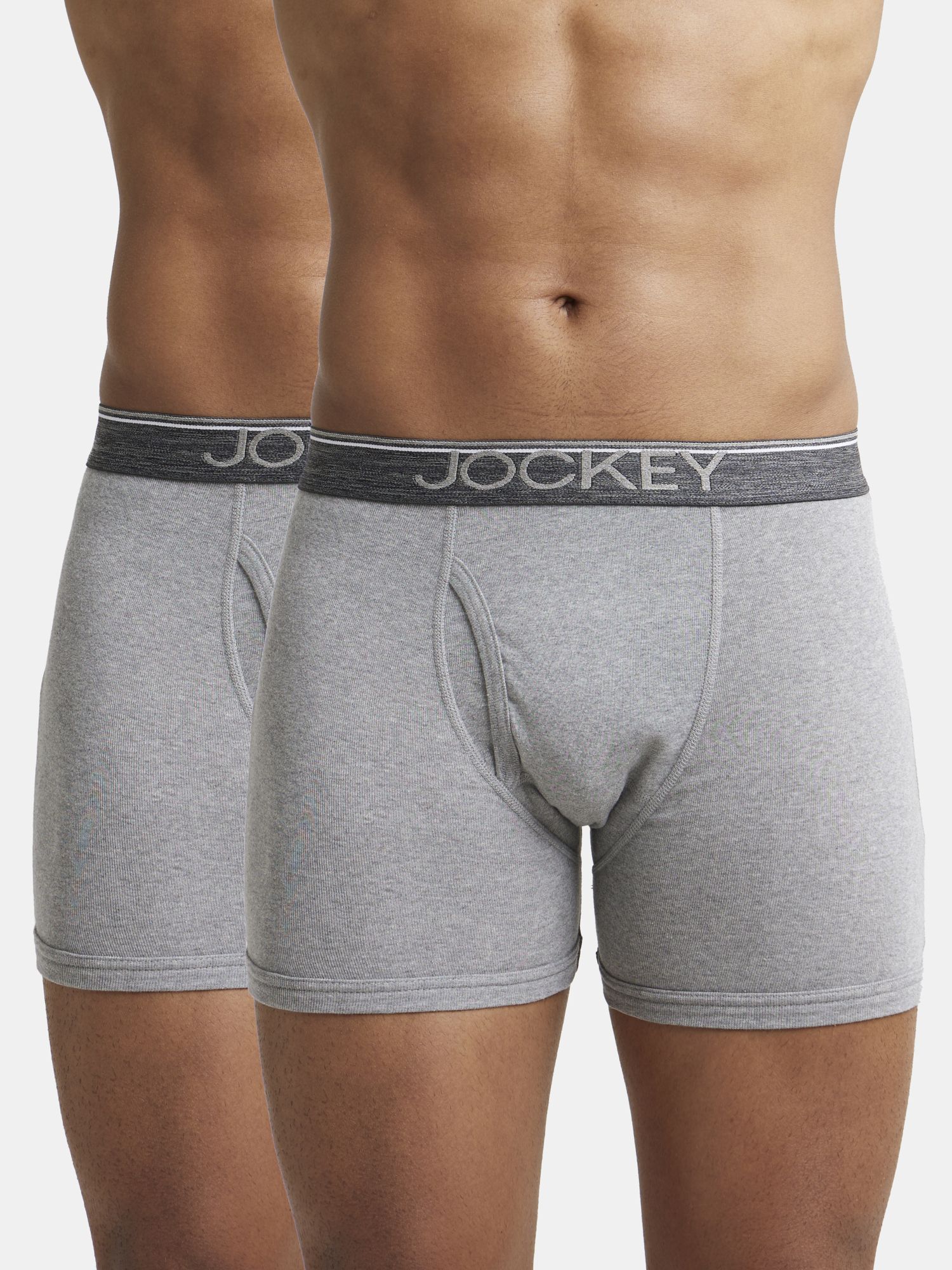 jockey Pack of 2 8009 Super Combed Cotton Rib Solid Men Trunk-picture-12